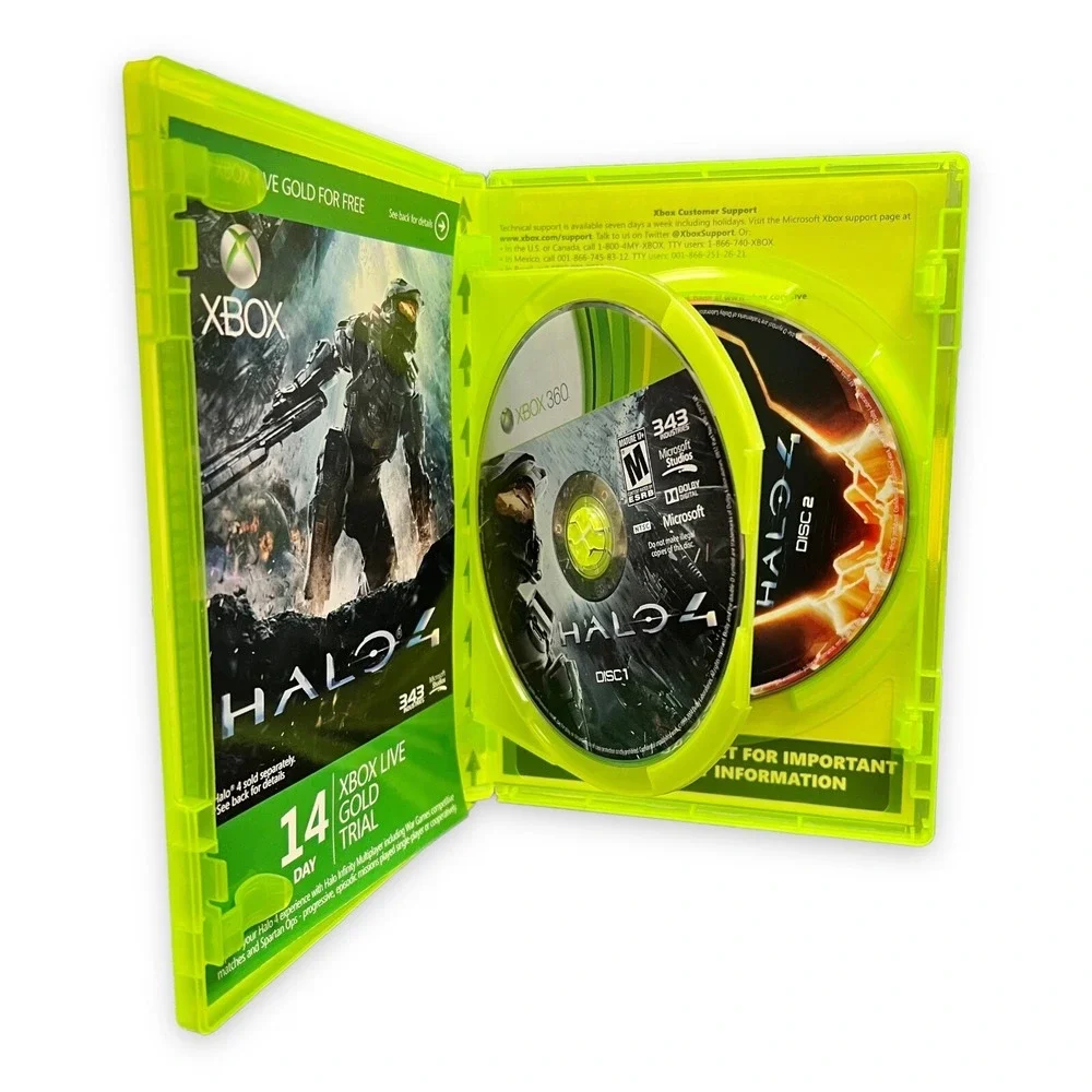 Halo 4‎ Microsoft Xbox 360 Shooter Game NTSC 2012 Rated M